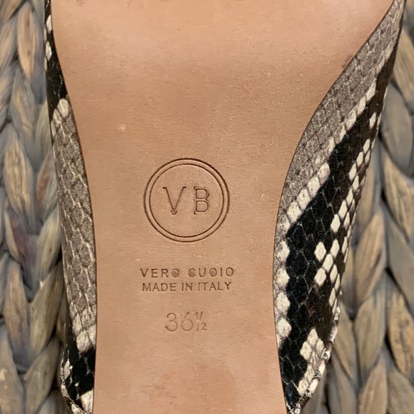 Veronica Beard Mule Python Embossed - Picture 6 of 8